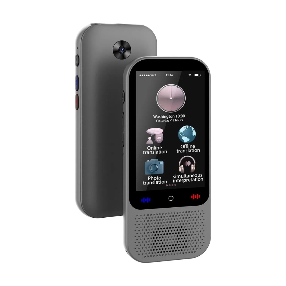 AI Translation Device Real Time S80 Pro 138 Languages/19 offline, 3", 1/8 GB, Black - Image 4