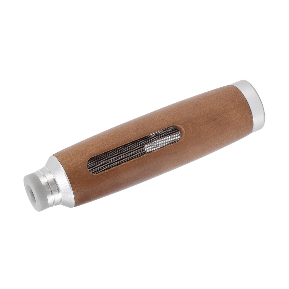 Small Car Ashtray, Portable Aluminum Alloy, Brown - Image 2
