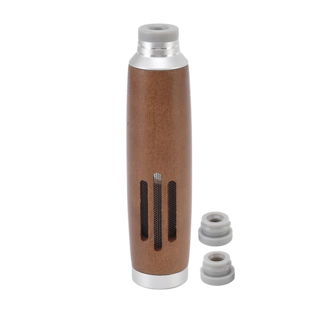 Small Car Ashtray, Portable Aluminum Alloy, Brown - Image 3
