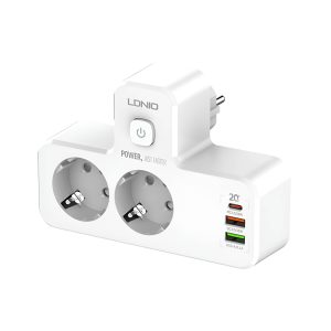 Mopu Power Strip 2 Prize 2 USB SE2337