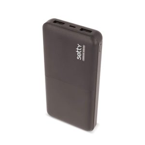 Setty Power Bank 10000 mAh, Black