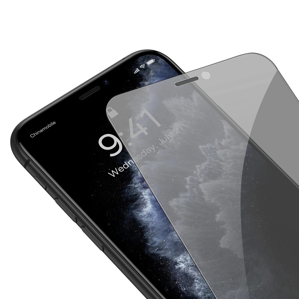 Baseus Full Cover Tempered Glass Screen Protector for Apple iPhone 11 Pro Max - Image 2