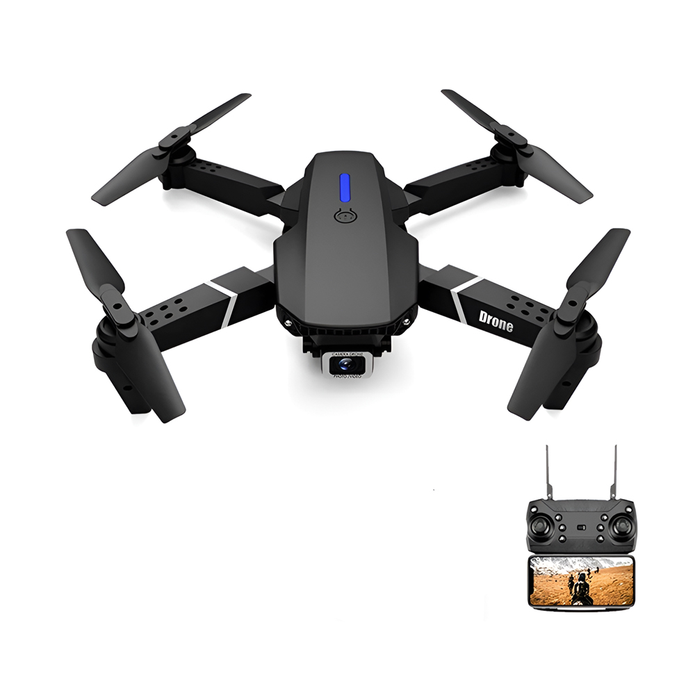 Plastic Drone Toys RC E88 Pro, Black - Image 3