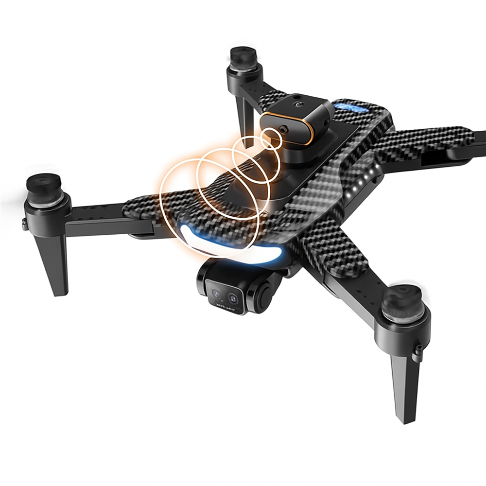 Plastic Drone Toys RC P17 Pro, Black - Image 3
