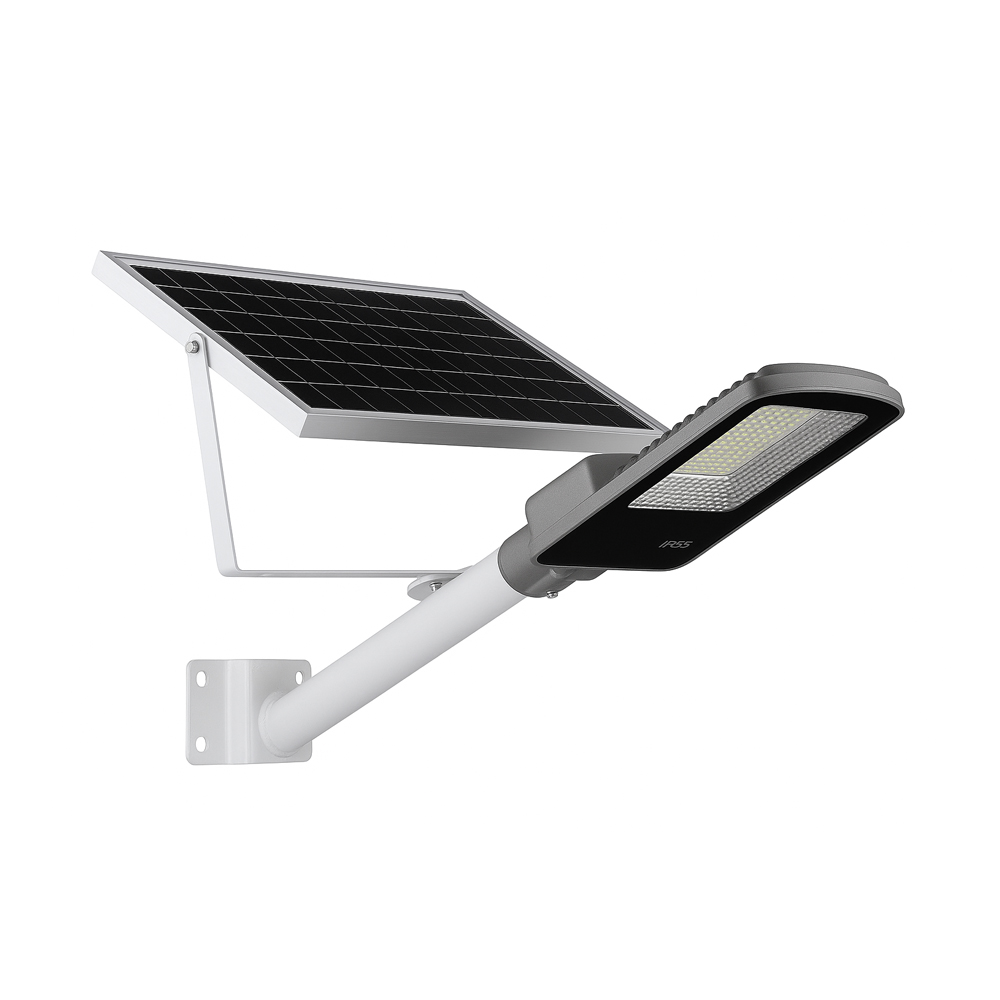 Street Lamp Rechargeable 20000mAh with Remote Control and Solar Battery 200W UKC 7792 for Power Pole