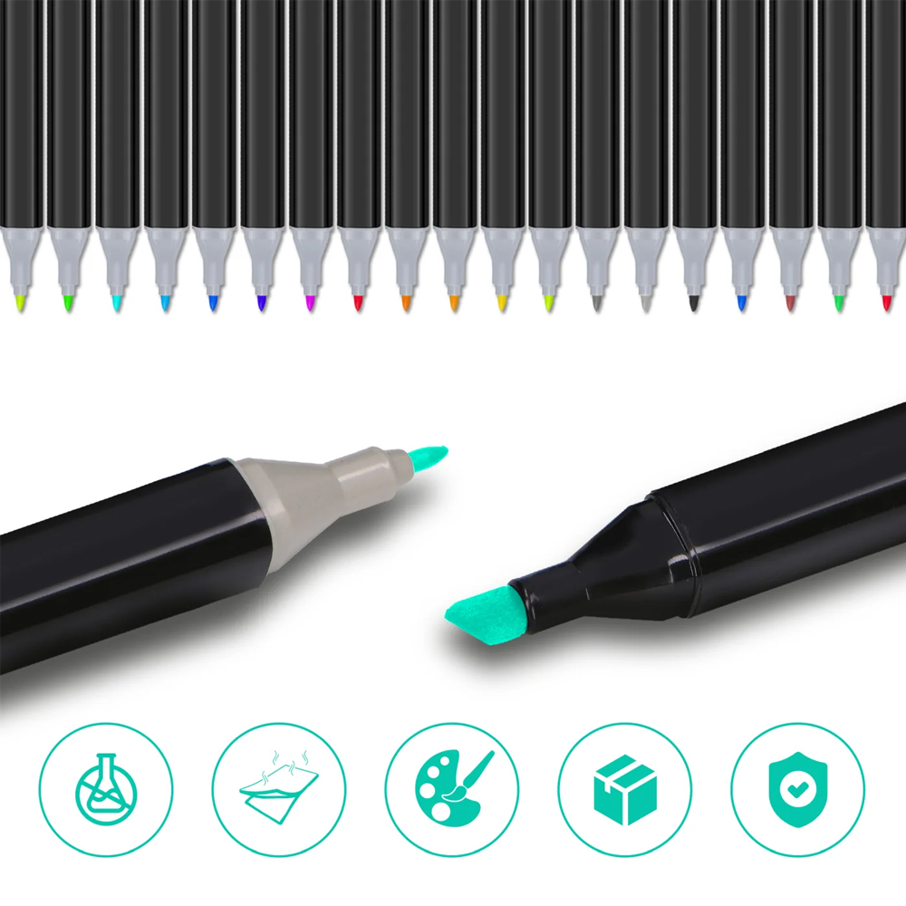 Set of Markers 48 Colors SKETCHMARKER for Drawing and Sketching, Double-Sided - Image 3