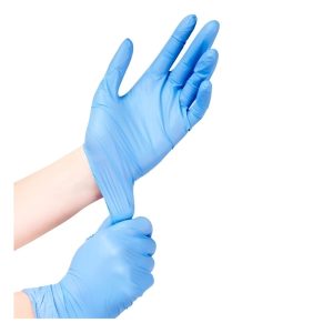 MedCare Manusi Medicale Nitril , Albastre L. Cutia 100 Buc/ 40151100