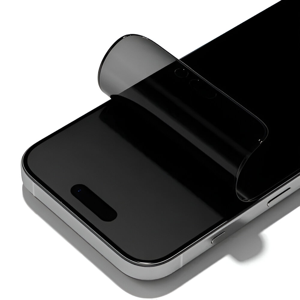 RhinoShield 3D Impact Screen Protector for iPhone 15 Pro Privacy Alignment Frame, Clear - Image 2