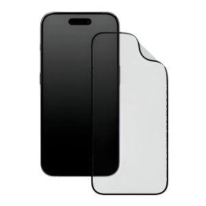 RhinoShield 3D Impact Screen Protector for iPhone 15 Pro Alignment Frame, Clear