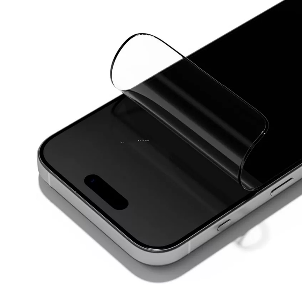 RhinoShield 3D Impact Screen Protector for iPhone 15 Pro Alignment Frame, Clear - Image 2
