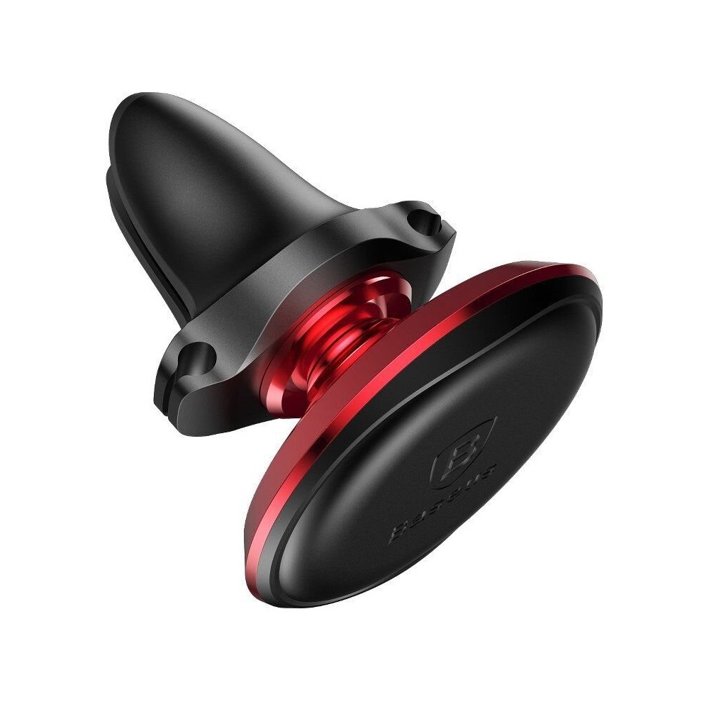 Baseus Car Holder Magnetic Air Vent with Cable Clip, Red - Image 3