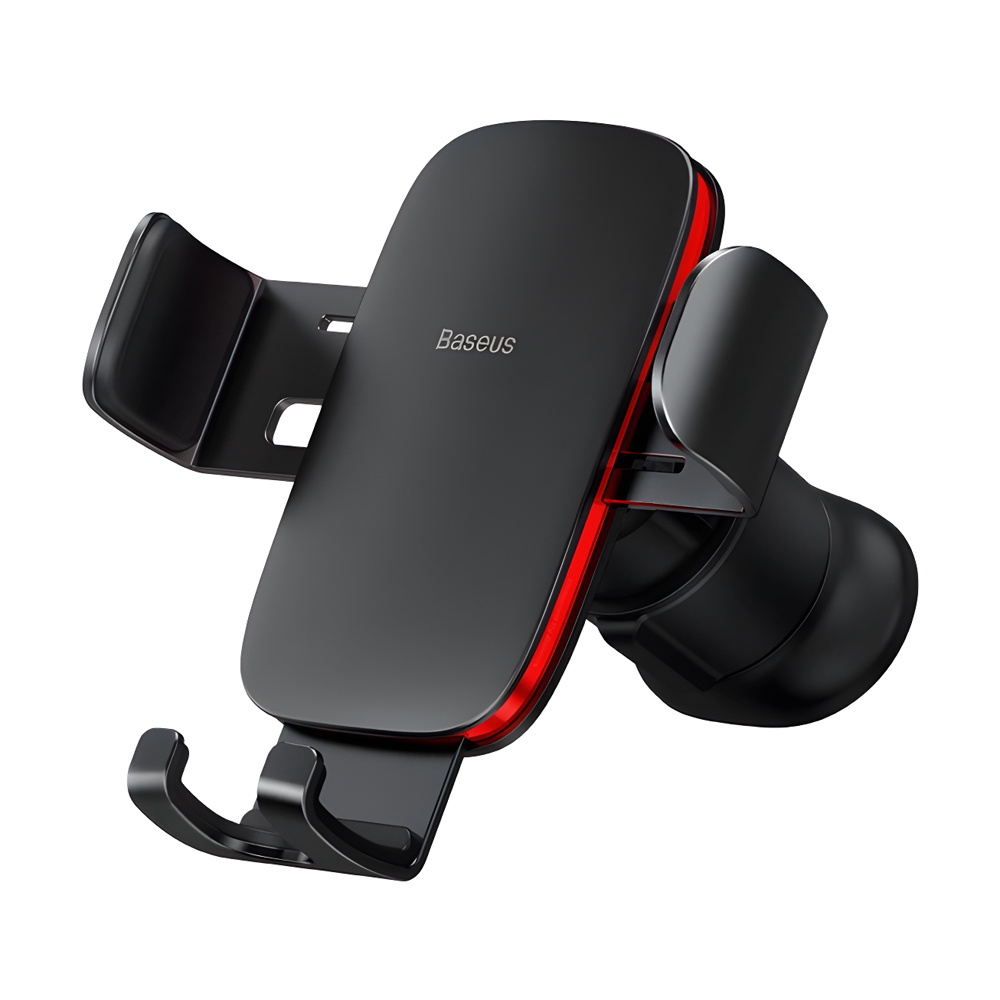Baseus Car Holder Metal AgeⅡ Gravity (Air Outlet Version), Black (Damaged Boxes) - Image 2