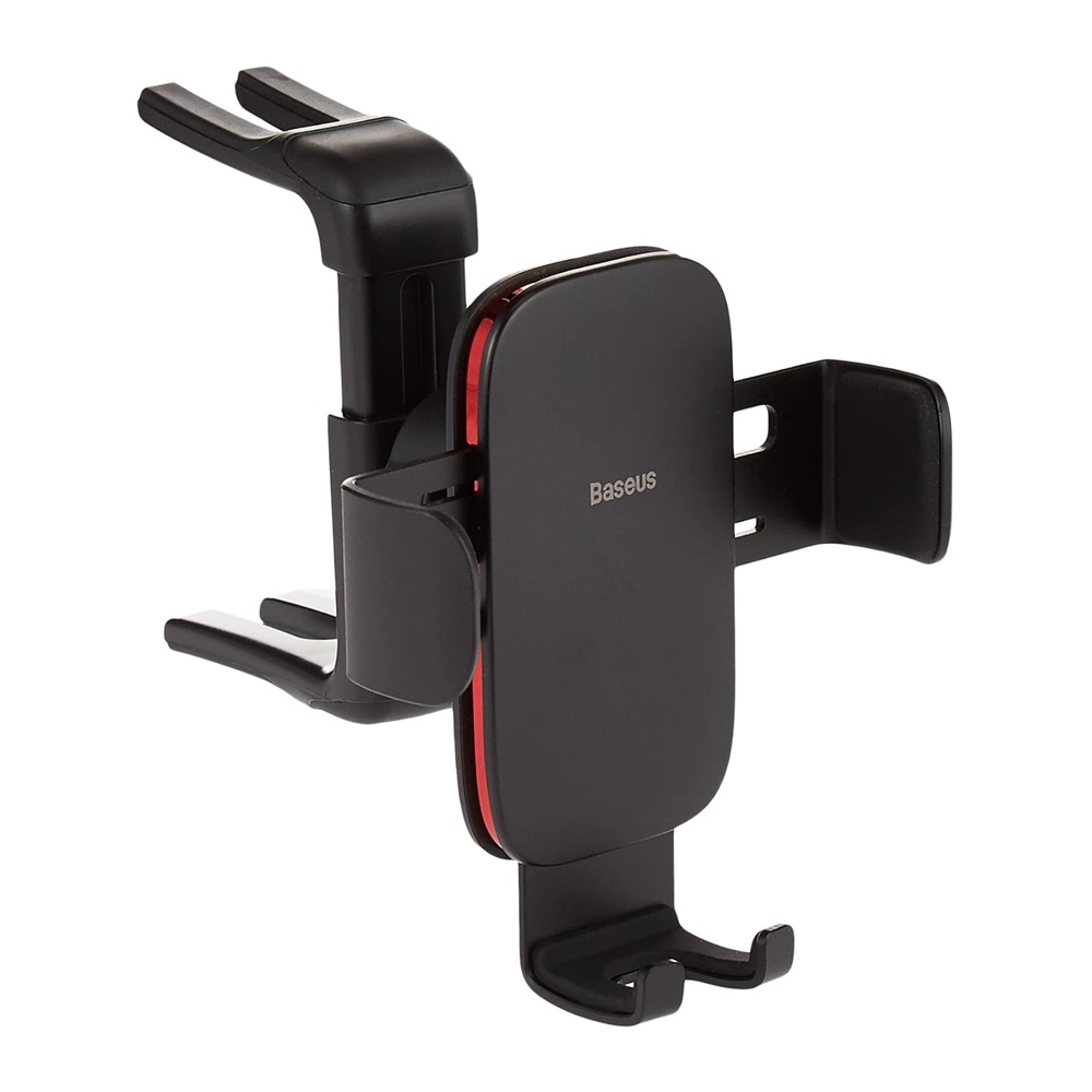 Baseus Car Holder Gravity Metal Age Ⅱ Round Air Vent, Black - Image 2