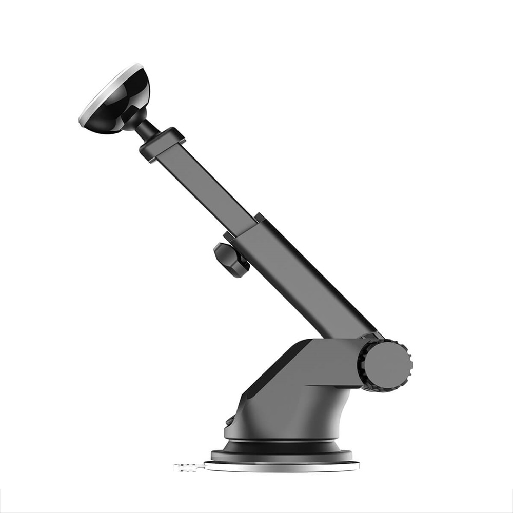 Baseus Solid Series Telescopic Magnetic Car Mount, Silver - Image 2