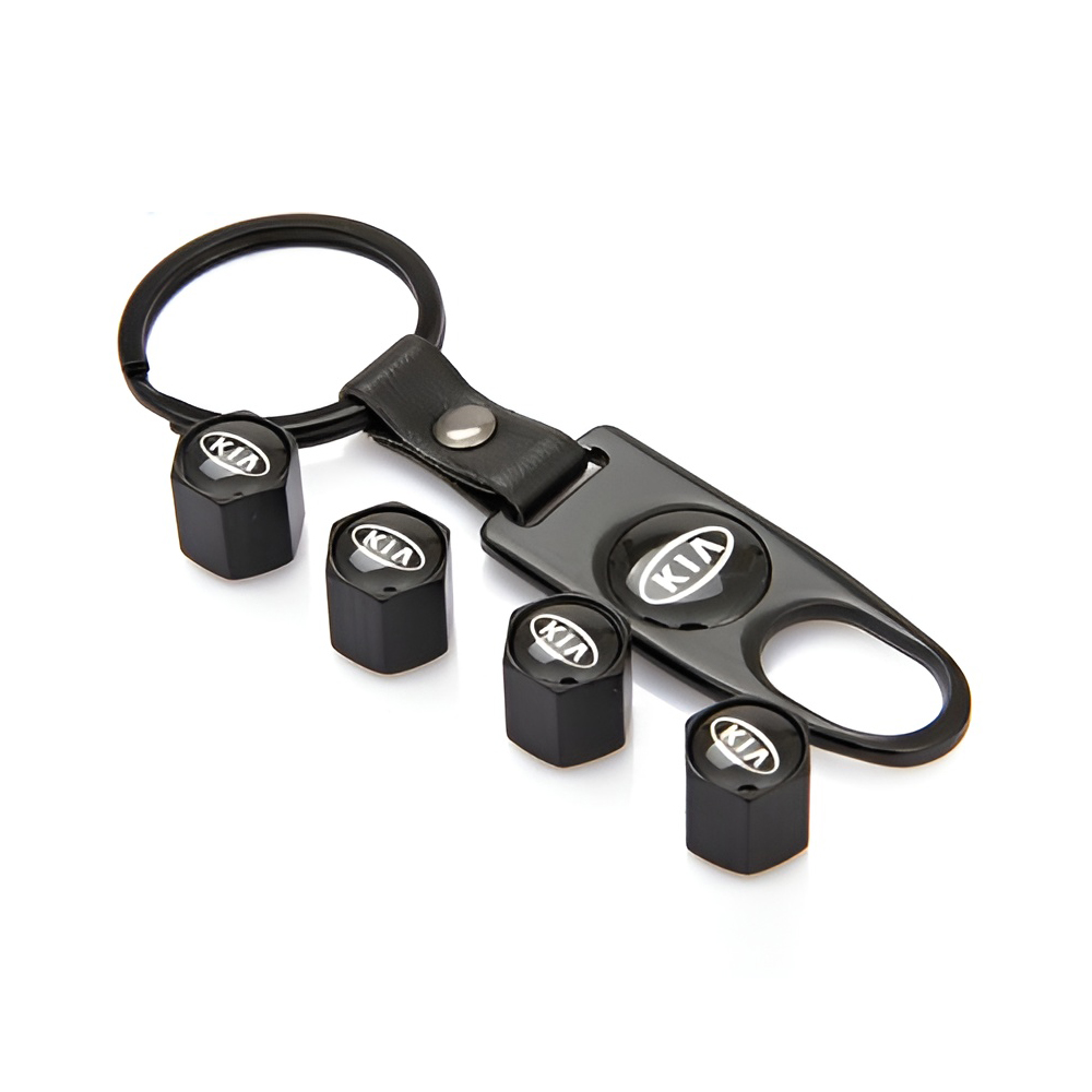 Tyre Valve Caps with a Keychain K - Image 2