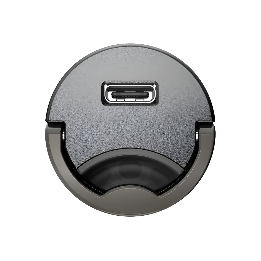 Baseus Car Charger Tiny Star Mini PPS Type-C PD 3.0 + QC 4+ 30W (with Lighting Cable 1m), Gray - Image 3