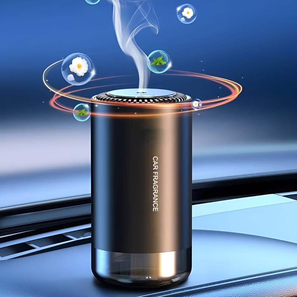 Ultrasonic Car Aroma Diffuser, Battery 500mAh/1,85WH, Bottle 50ml, Black - Image 2