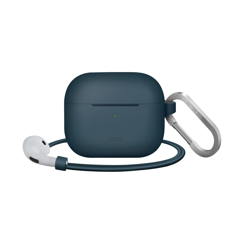 Uniq Case Silicon Nautical for AirPods 3rd Gen, Blue - Image 2