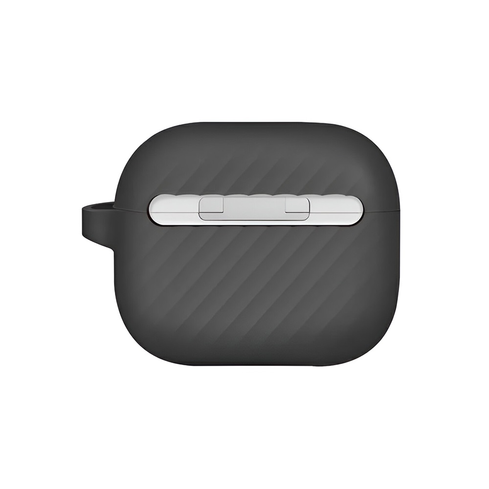 Uniq Case Silicon Charcoal for AirPods 3rd Gen, Darck Grey - Image 2