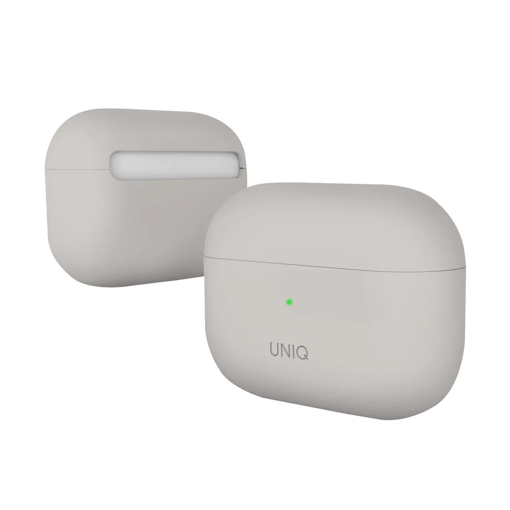 Uniq Case Silicon Lino Hybrid Beige for AirPods Pro, Ivory - Image 2
