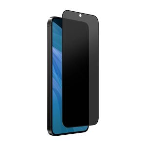 Uniq Glass Screen Protector for Samsung S26 Plus Privacy Optix Covex, Black