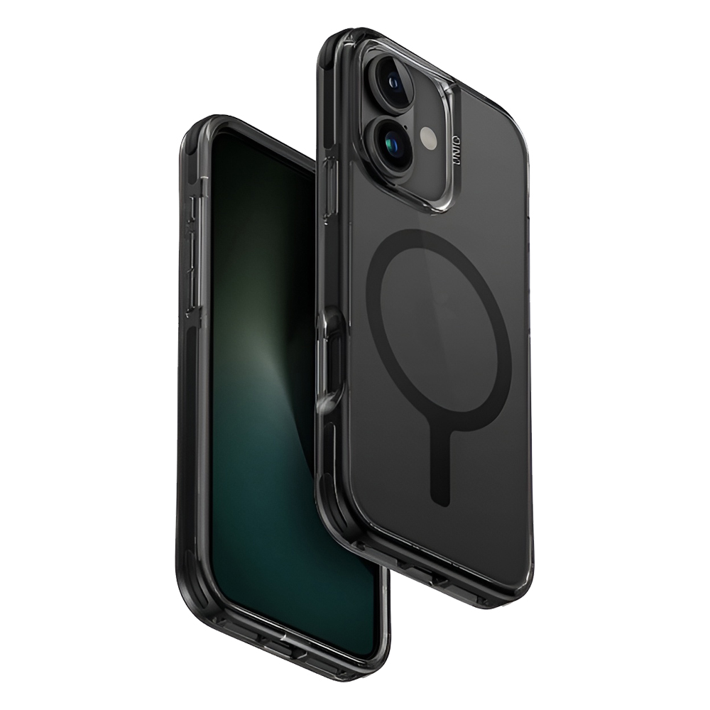 Uniq Case Hybrid Combat for iPhone 16, Black