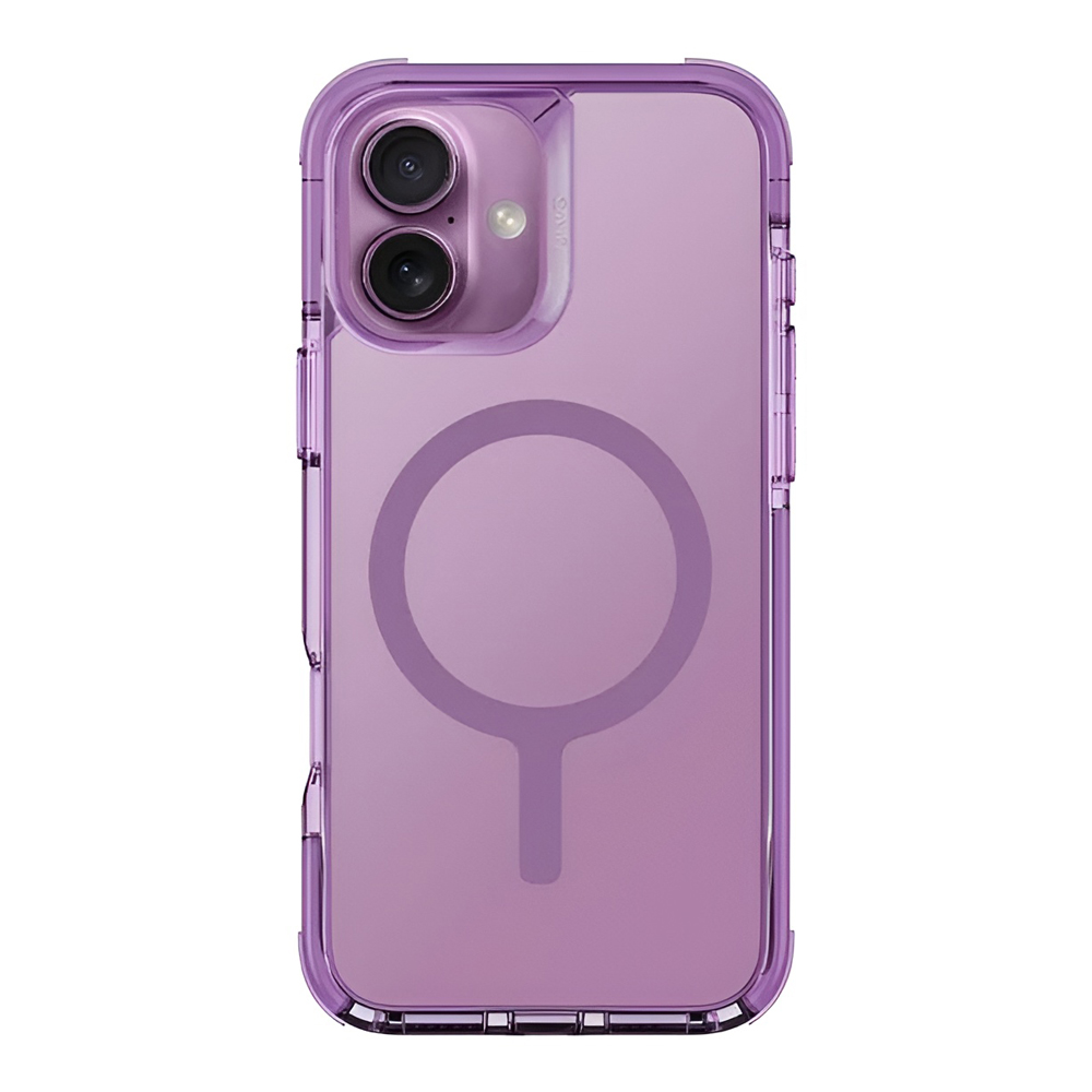Uniq Case Hybrid Combat for iPhone 16, Grape Pink - Image 2