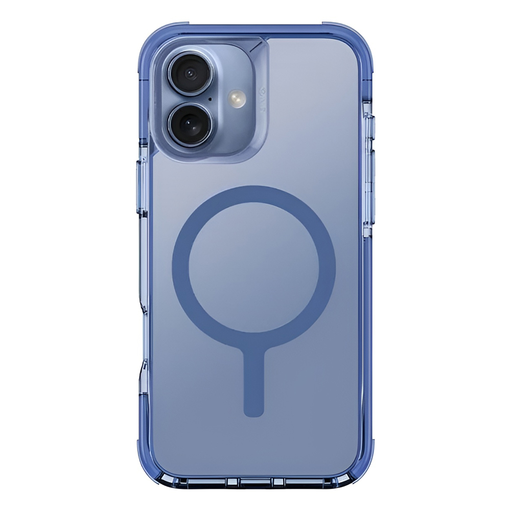 Uniq Case Hybrid Combat for iPhone 16, Pearl Blue - Image 2