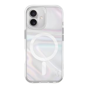 Uniq Case for iPhone 16 Coehl with Magclick Charging Savon, Bubble Prism