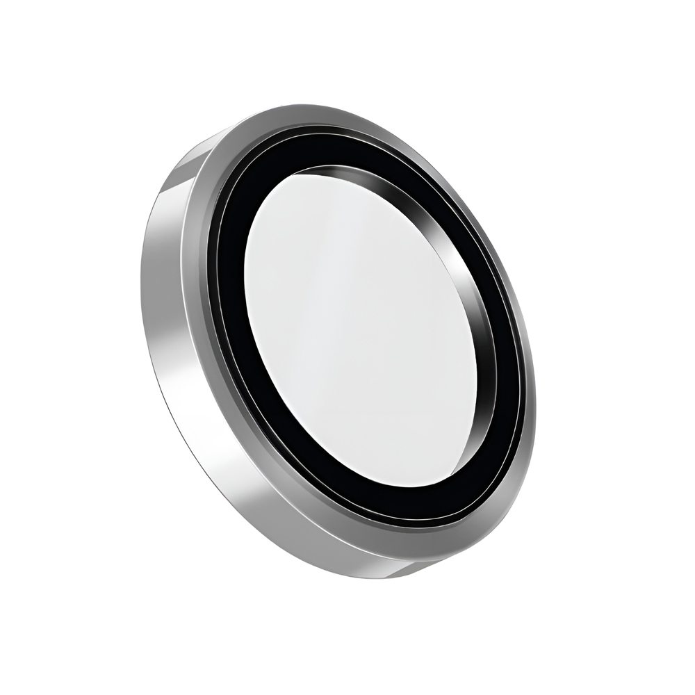 Uniq Camera Lens Protector for iPhone 17 Pro/17 Pro Max (2025) 6.3/6.6 Optix Prime, Silver Chrome