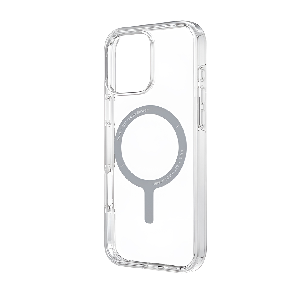 Uniq Case for iPhone 16 Pro Hybrid Clario (ECO) with Magclick Charging, Clear - Image 3