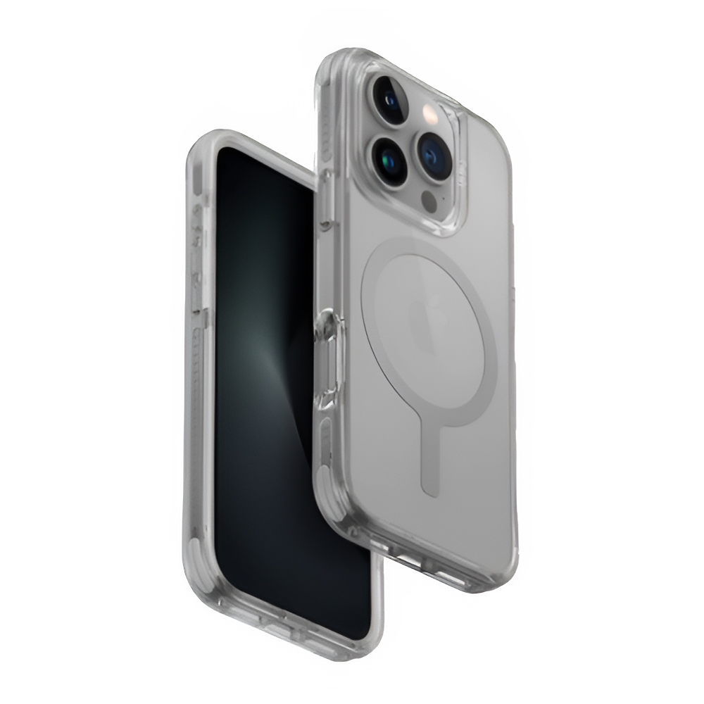 Uniq Case Hybrid Combat for iPhone 16 Pro, Stone Grey