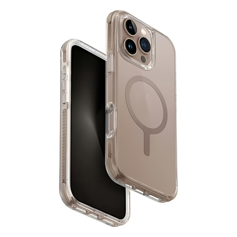 Uniq Case Hybrid Combat for iPhone 16 Pro, Taupe Gold