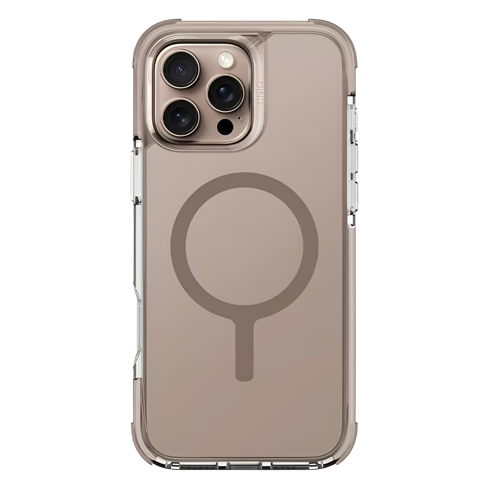 Uniq Case Hybrid Combat for iPhone 16 Pro, Taupe Gold - Image 2