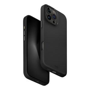 Uniq Case Hybrid Lyden for iPhone 16 Pro with Magklick charging, Black