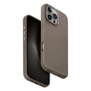 Uniq Case Hybrid Lyden for iPhone 16 Pro with Magklick charging, Flint Grey