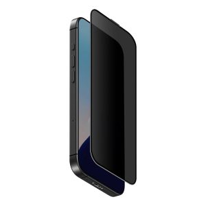 Uniq Glass Screen Protector Optix Privacy for iPhone 16 Pro, Black