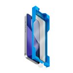 Uniq Glass Screen Protector for iPhone 17 Pro (2025) 6.3 Vivid Exofit Optix Covex Applicator, Black
