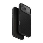 Uniq Case for iPhone 17 Pro (2025) Hybrid Magclick Keva Edge, Carbon Black