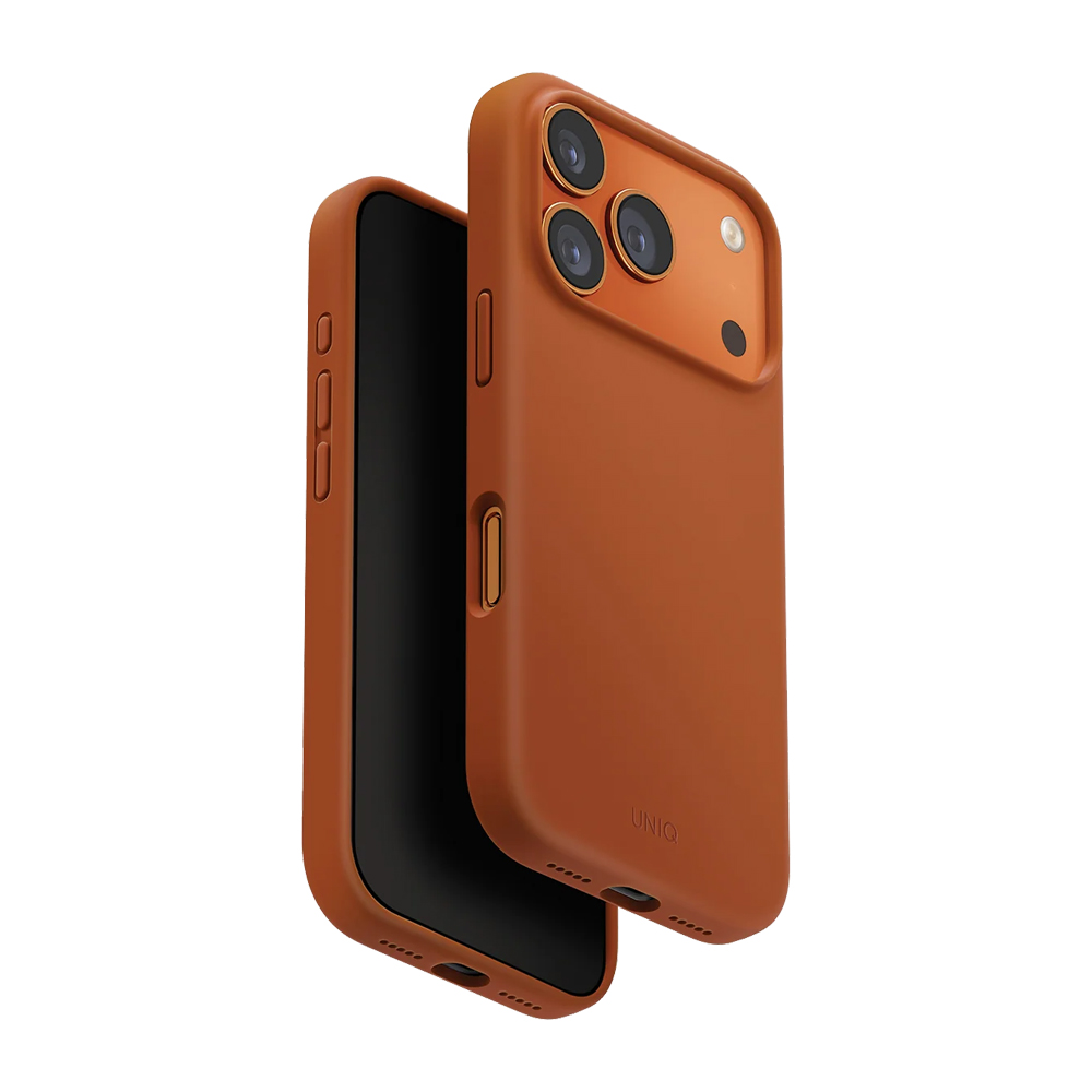 Uniq Case for iPhone 17 Pro (2025) 6.3 Hybrid Magclick Lino, Sunset Orange
