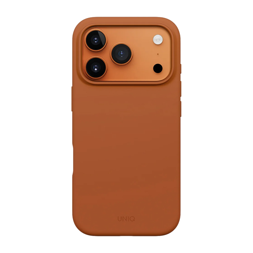 Uniq Case for iPhone 17 Pro (2025) 6.3 Hybrid Magclick Lino, Sunset Orange - Image 2