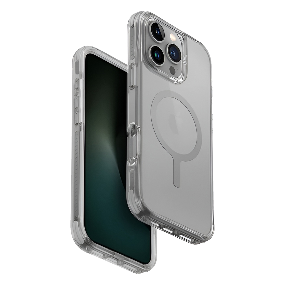 Uniq Case Hybrid Combat for iPhone 16 Pro Max, Stone Grey