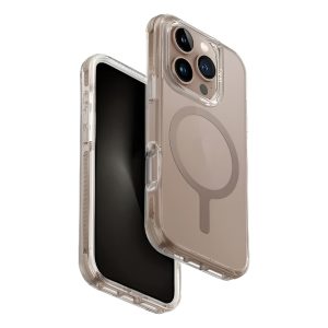 Uniq Case Hybrid Combat for iPhone 16 Pro Max, Taupe Gold