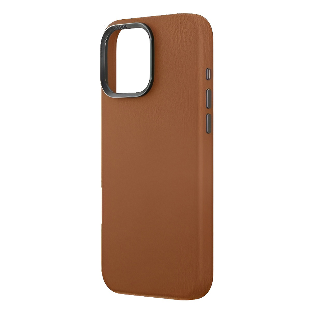 Uniq Case Hybrid Lyden for iPhone 16 Pro Max with Magklick charging, Caramel - Image 3