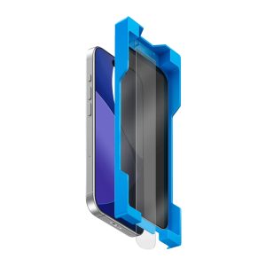 Uniq Glass Screen Protector for iPhone 17 Pro Max (2025) 6.9 Privacy Exofit Optix Covex Applicator, Black