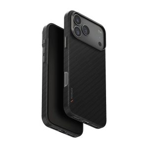 Uniq Case for iPhone 17 Pro Max (2025) Hybrid Magclick Keva Edge, Carbon Black*