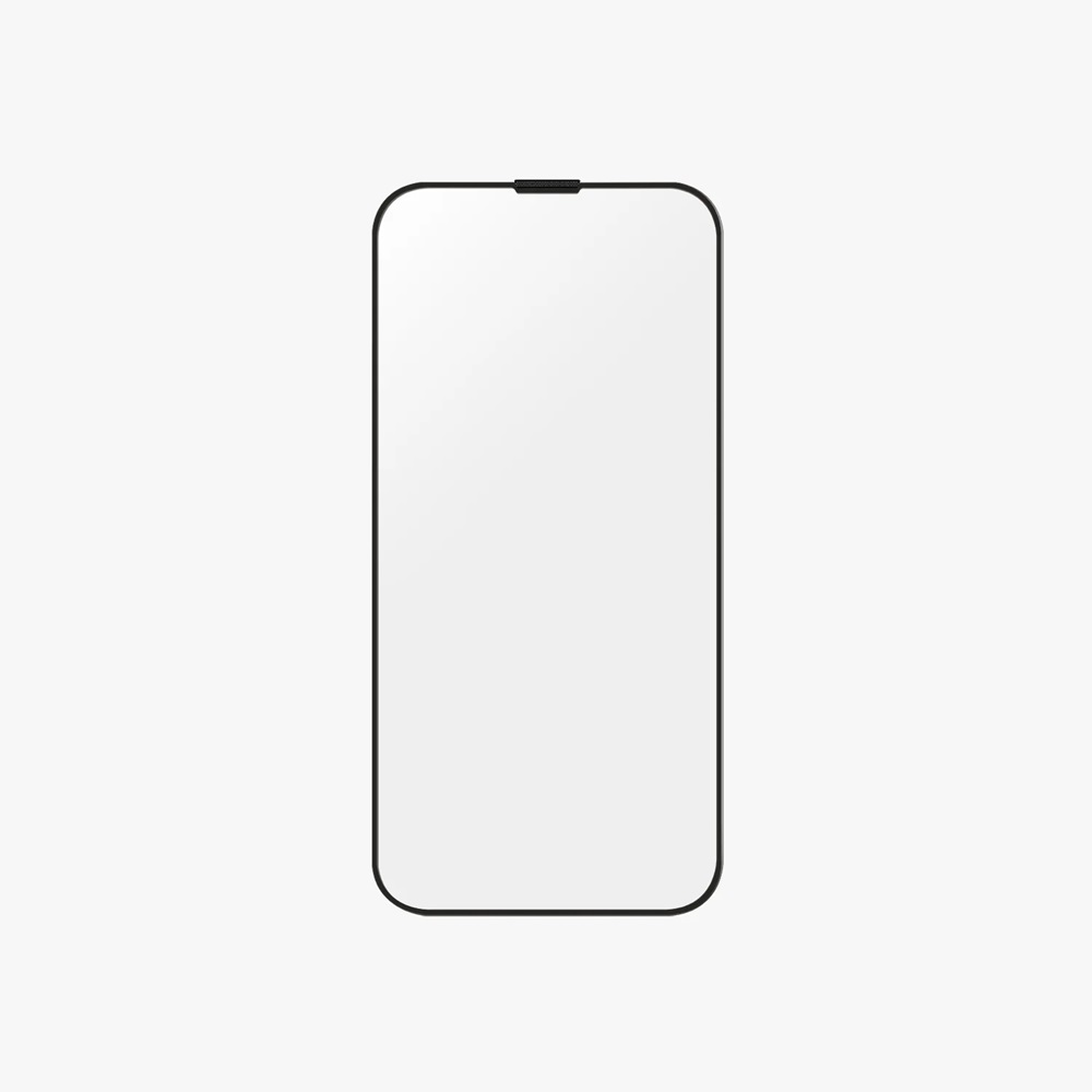 Uniq Glass Screen Protector Optix Vivid Clear for iPhone 15 Pro Max, Black - Image 2