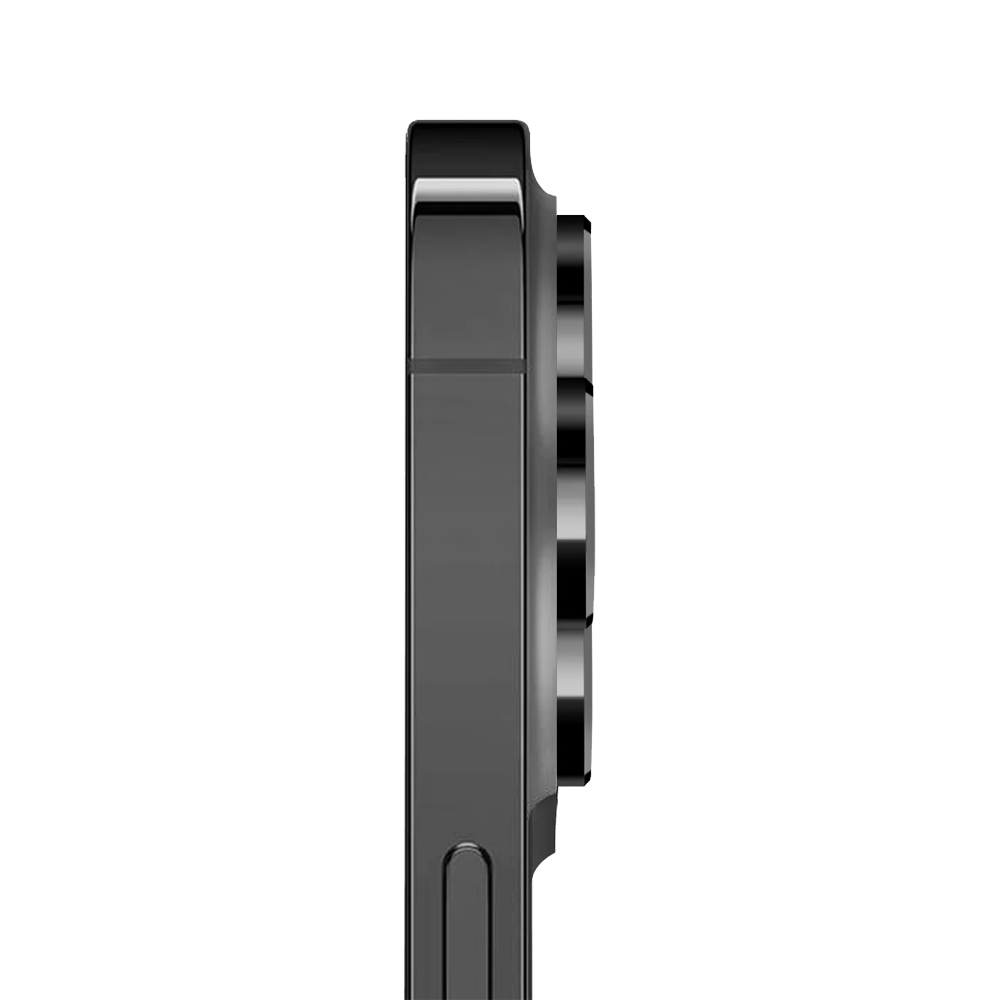 Uniq Optix Aluminium Camera Lens Protector for iPhone 15 Pro Max, Black - Image 2