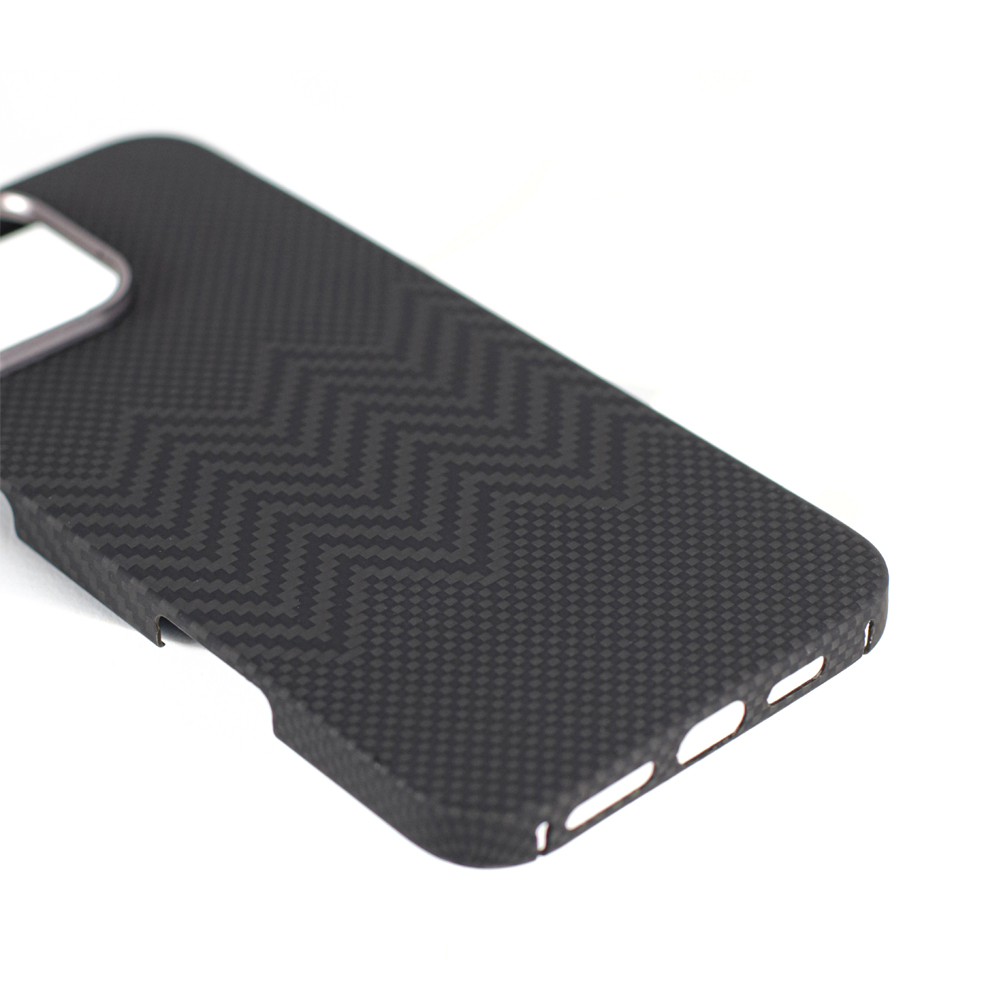 VANTA Case Carbon Ring Weaving M Magsafe for iPhone 16, M-Black - Image 4