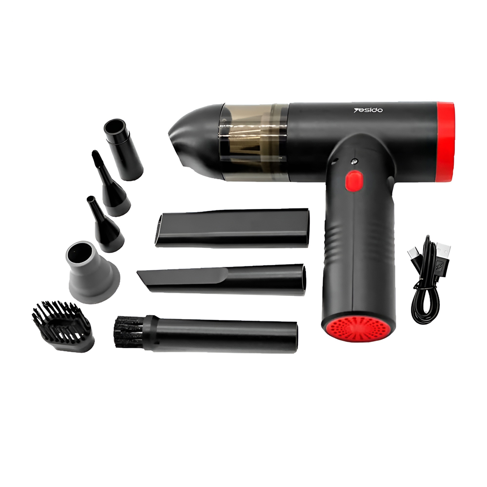 Yesido Car Duster Vacuum Cleaner 6500PA VC06, Black - Image 3